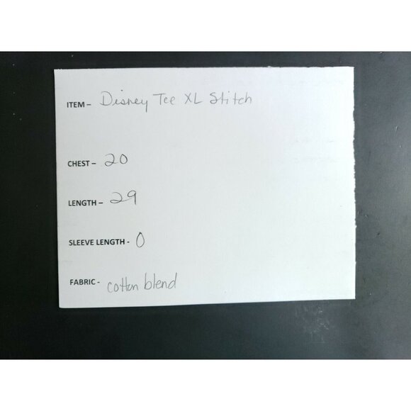 Disney Sleeveless T Shirt Stitch Women's Size XL Gray (B) - Picture 6 of 7